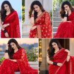 Viral 5 Gemini AI Red Saree Prompts for Girls (Copy & Paste) Gemini AI Red Saree Prompts for Girls