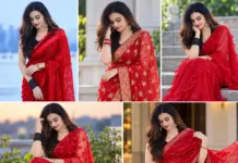 Viral 5 Gemini AI Red Saree Prompts for Girls (Copy & Paste) Gemini AI Red Saree Prompts for Girls